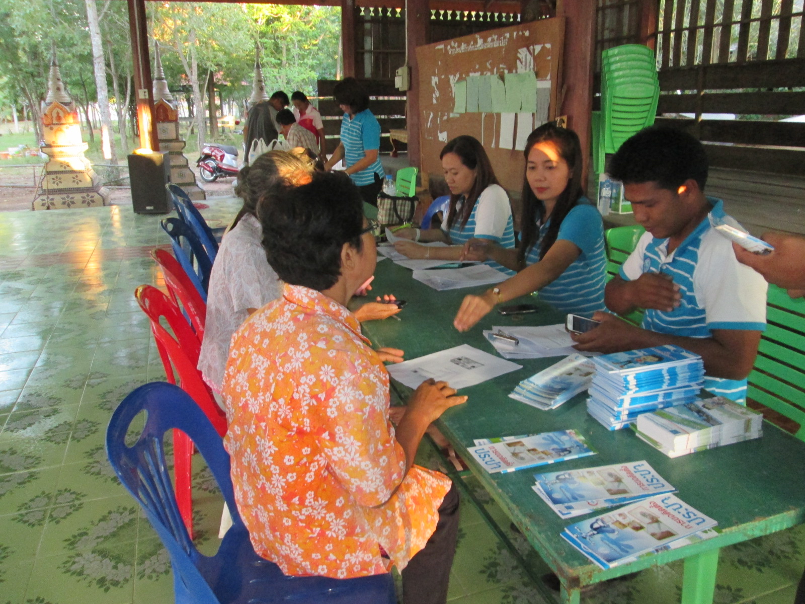 กปภ.สาขาด่านขุนทดออกให้บริการรับคำขอติดตั้งประปานอกสถานที่
