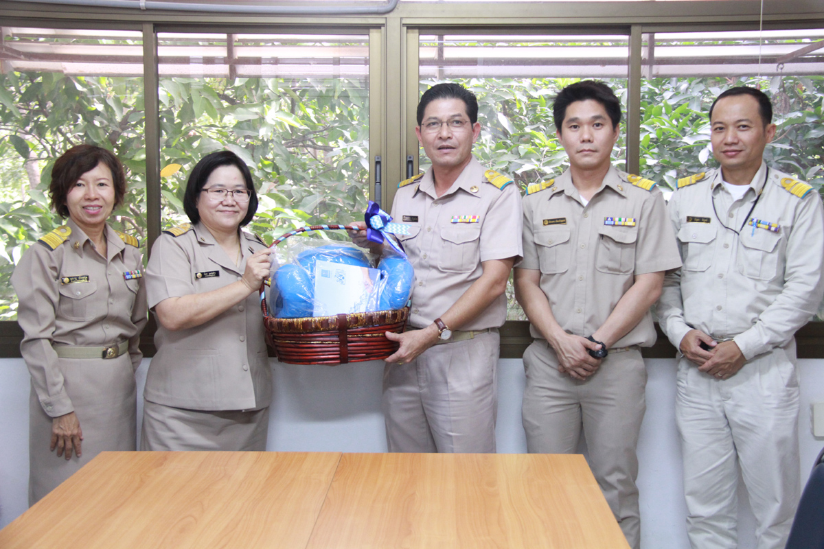 การประปาส่วนภูมิภาคเขต 2 ให้การต้อนรับผู้จัดการการประปานครหลวงสาขามีนบุรี เข้าพบพร้อมสวัสดีปีใหม่ 2559