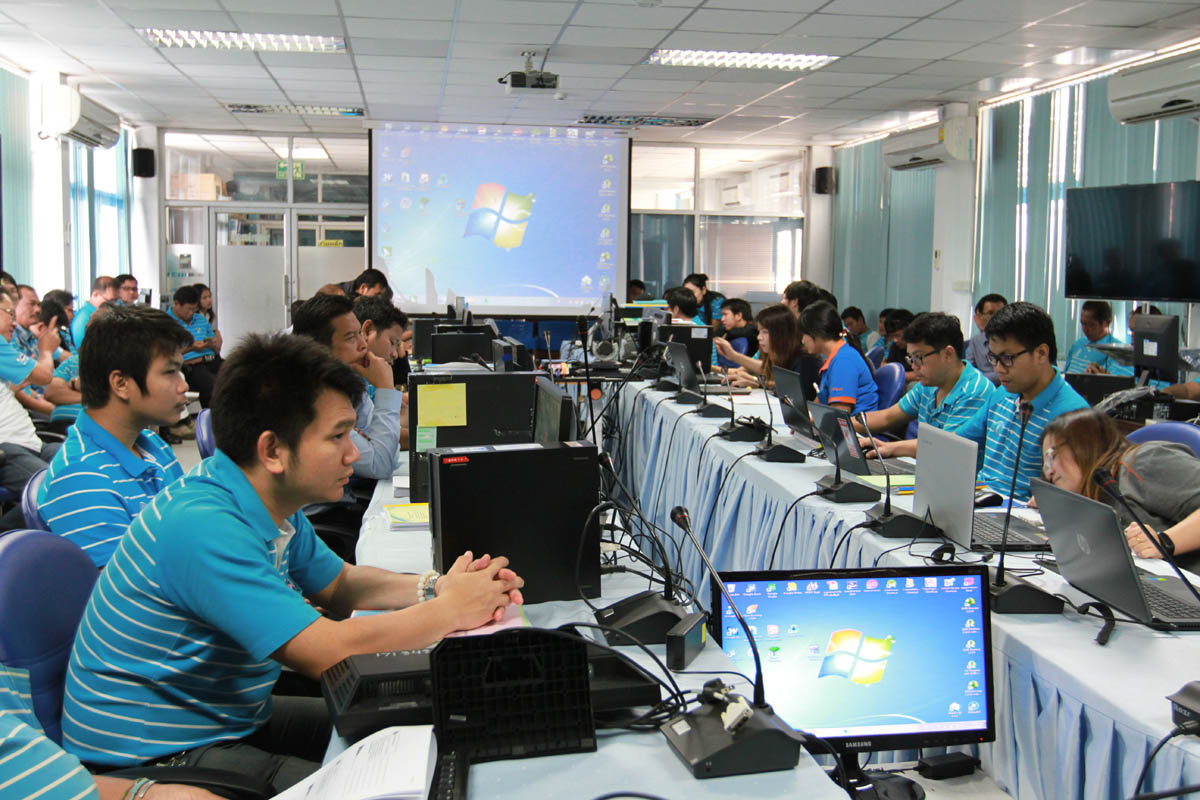 กปภ.ข.1 จัดอบรมโปรแกรม Wmap9.12 และ Wmap9.15C