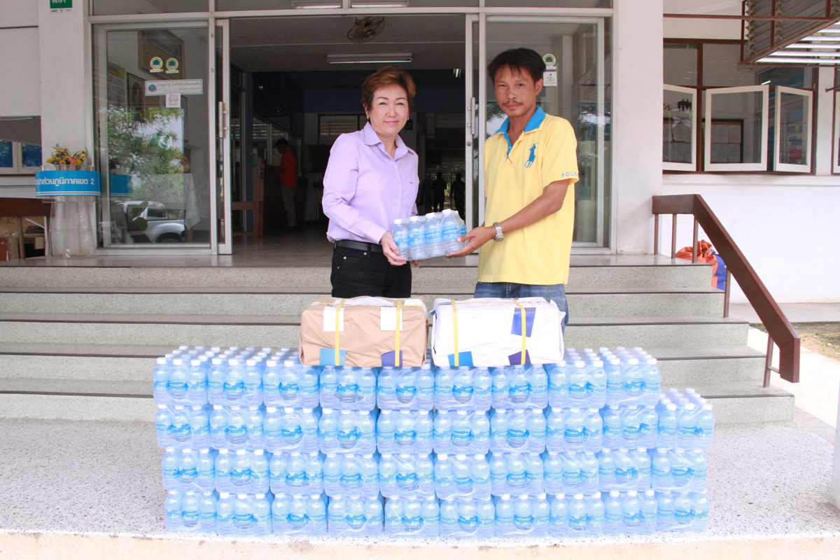การประปาส่วนภูมิภาคเขต 2 ให้การสนับสนุนน้ำดื่มบรรจุขวด และสมุดปกอ่อน แก่สถานีวิทยุโทรทัศน์กองทัพบก เพื่อนำไปใช้จัดกิจกรรมพิธีมอบศูนย์การเรียนรู้ทีวีดิจิตอล ณ โรงเรียนวัดวังแดงเหนือ จ.พระนครศรีอยุธยา