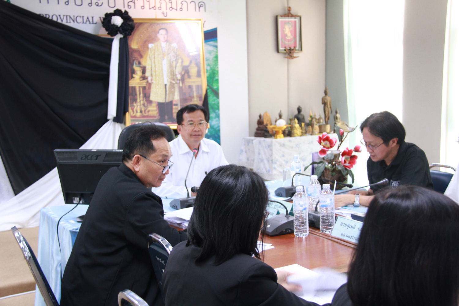 การประปาส่วนภูมิภาคเขต 2 จัดการประชุมเตรียมวางแผนรองรับ กปภ.สาขาเสี่ยงที่จะขาดแคลนน้ำดิบ ณ ห้องประชุมใหญ่ กปภ.ข.2 จ.สระบุรี
