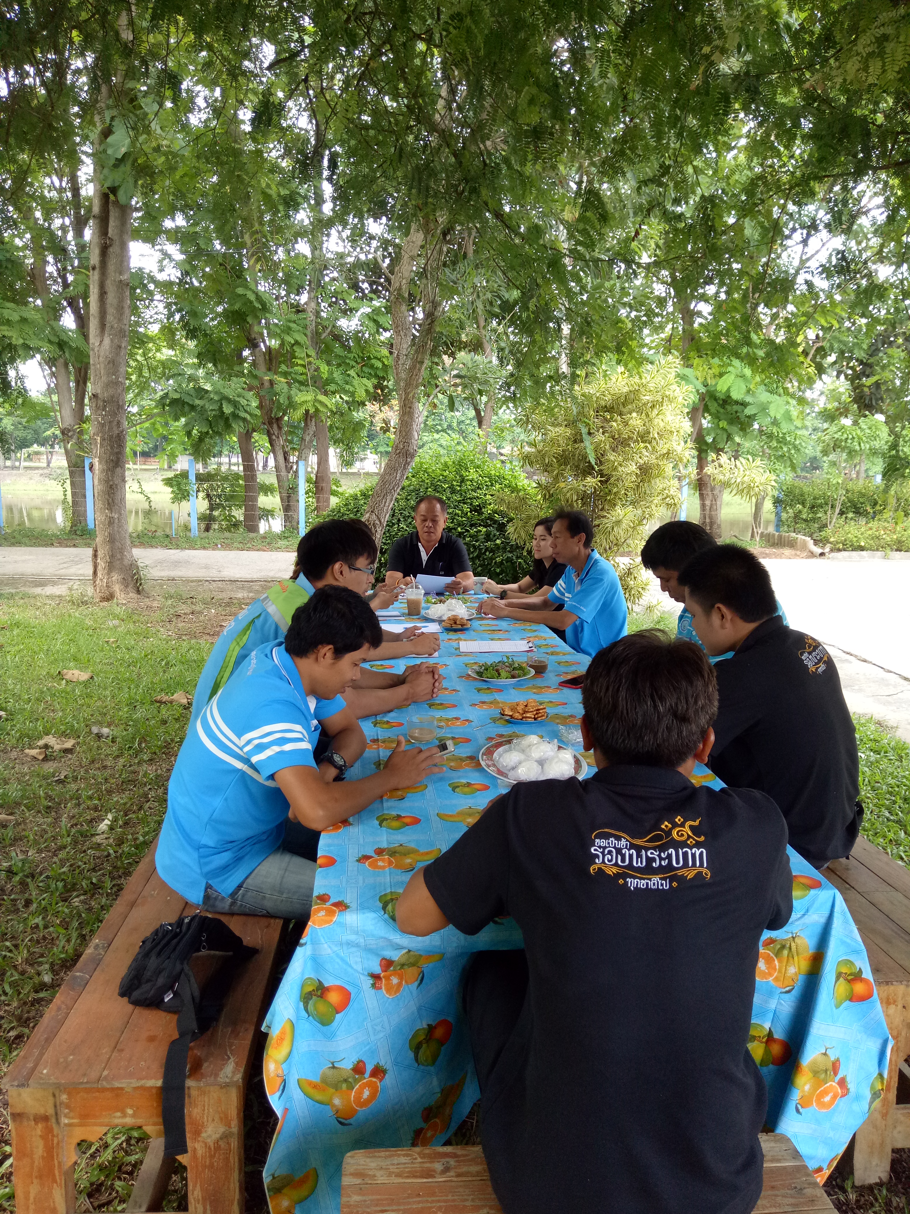 กปภ.สาขาชุมพวง จัดกิจกรรมสนทนายามเช้า (Morning Talk) ครั้งที่ 7/60