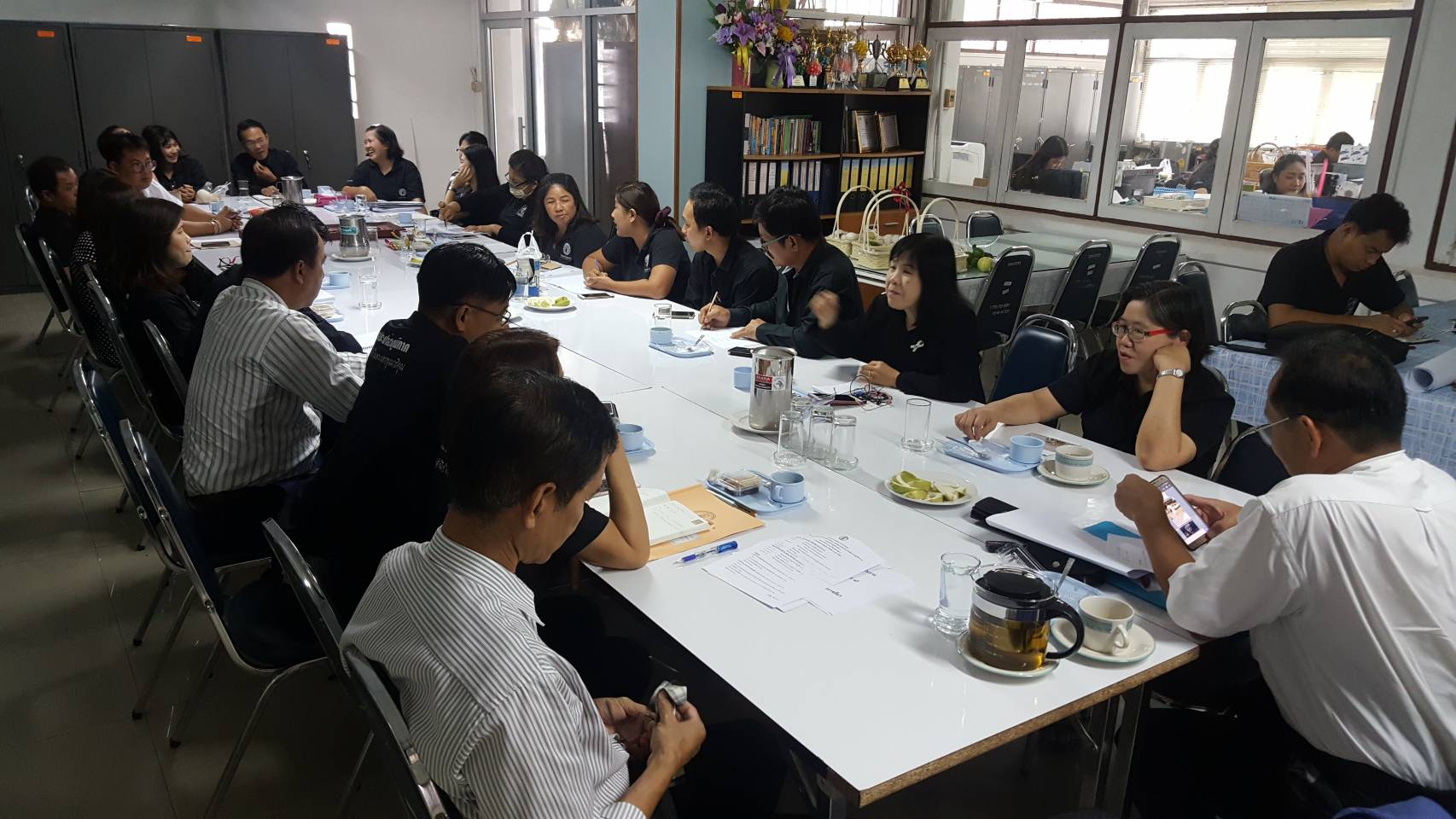 กปภ.ข.2 จัดประชุมสภากาแฟ