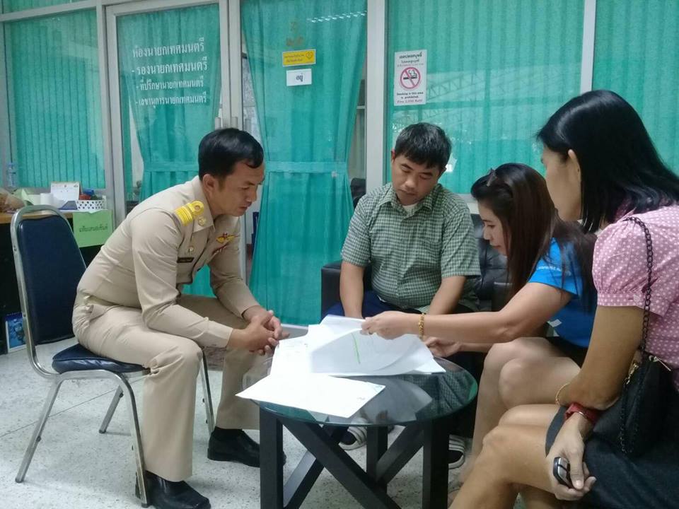 กปภ.สาขาสิงห์บุรี ออกประชาสัมพันธ์เพิ่มจำนวนผู้ใช้น้ำในพื้นที่เทศบาลท่าโขลง