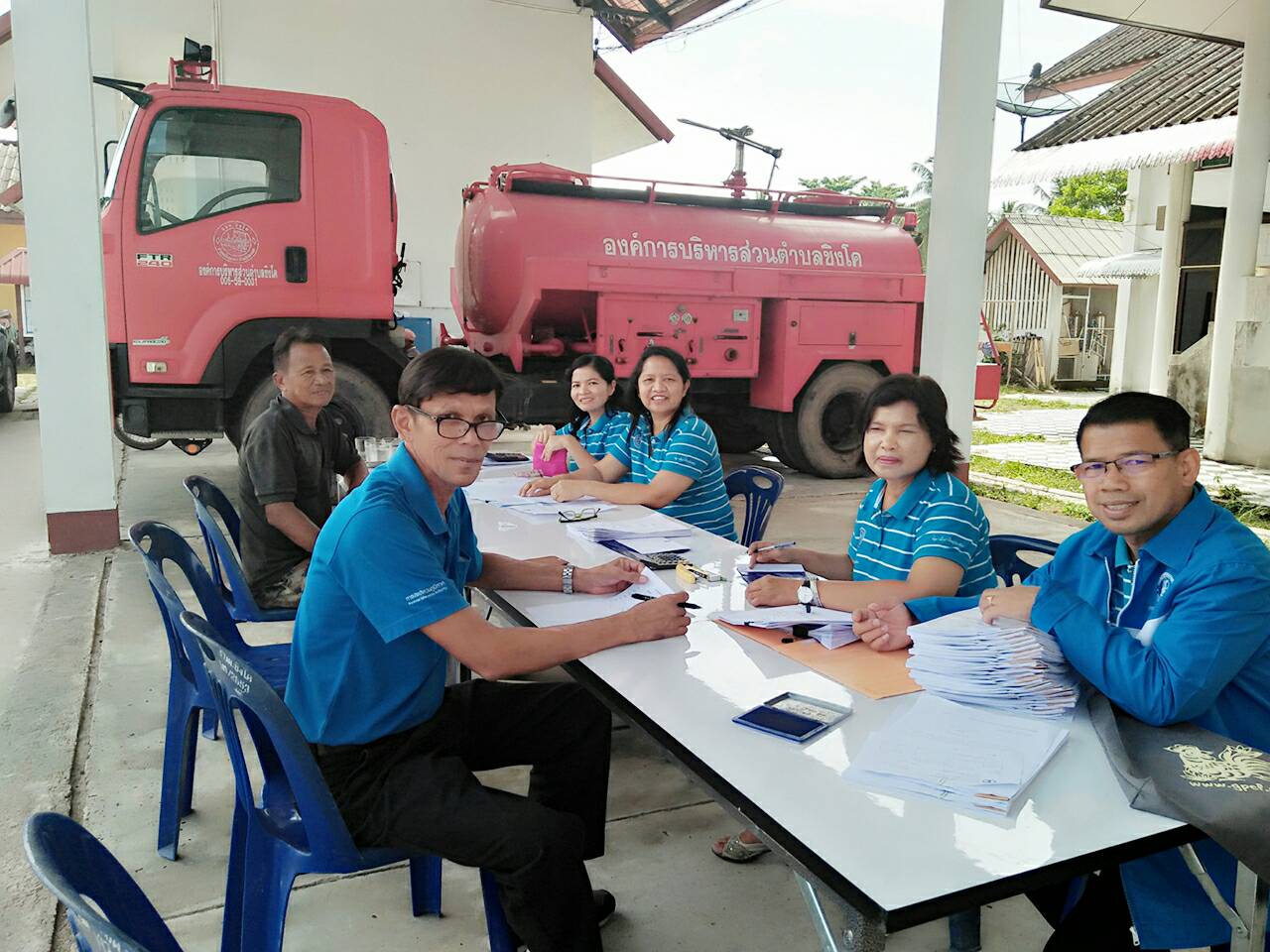 กปภ.สาขาสงขลา ออกให้บริการรับชำระเงินค่าติดตั้งนอกสถานที่
