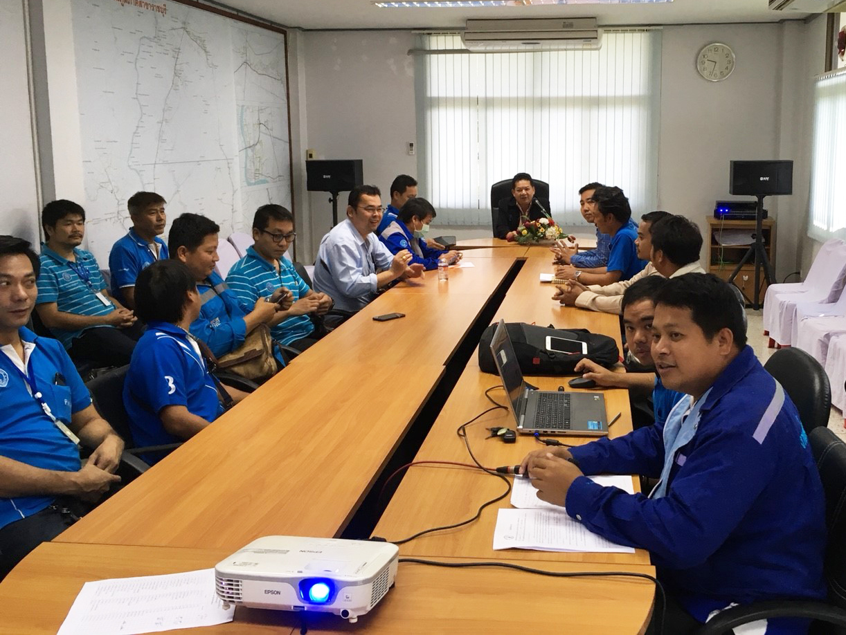 กองระบบจำหน่าย กปภ.ข.๓ ลงพื้นที่จัดอบรมเชิงปฏิบัติการ On The Job Training (OJT) ณ กปภ.สาขาราชบุรี
