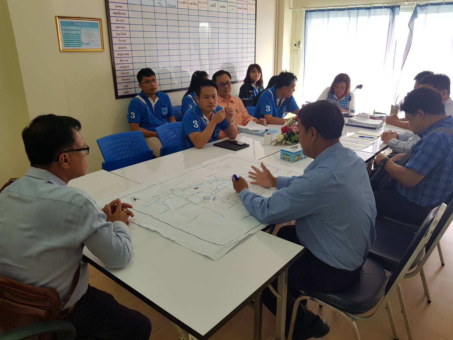 กปภ.ข.๓ และ กปภ.สาขานครปฐม ประชุมซักซ้อมการเตรียมรับโอนกิจการประปาของเทศบาลต.ธรรมศาลา อ.เมือง จ.นครปฐม