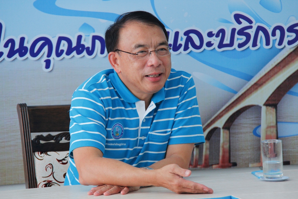 ผู้ว่าการ กปภ. ลงพื้นที่ตรวจเยี่ยมและติดตามสถานการณ์น้ำท่วมในพื้นที่ กปภ.ข.7