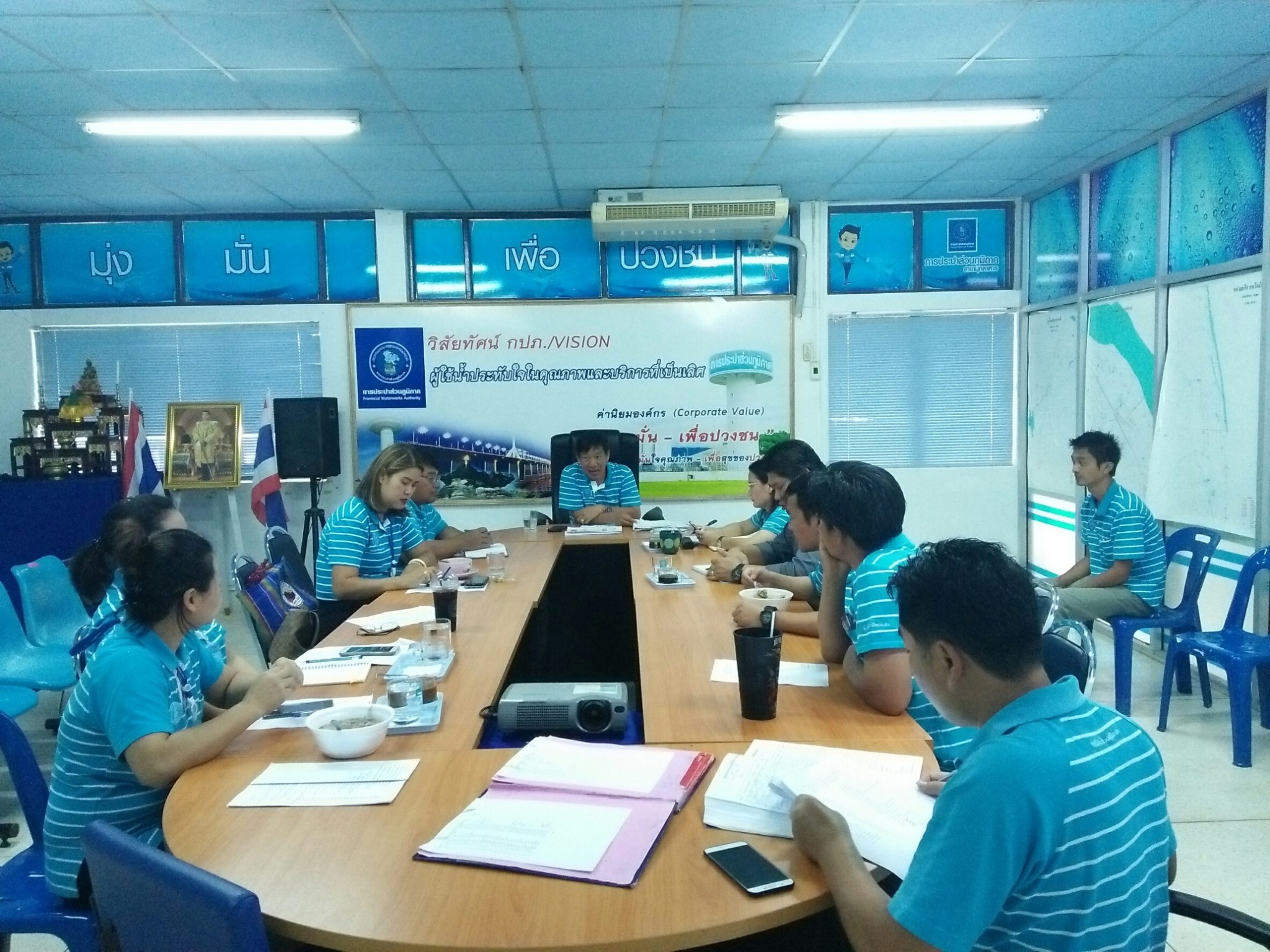 กปภ.สาขามุกดาหารจัดกิจกรรมสนทนายามเช้า (Morning Talk) ครั้งที่ 12 ปี 2561