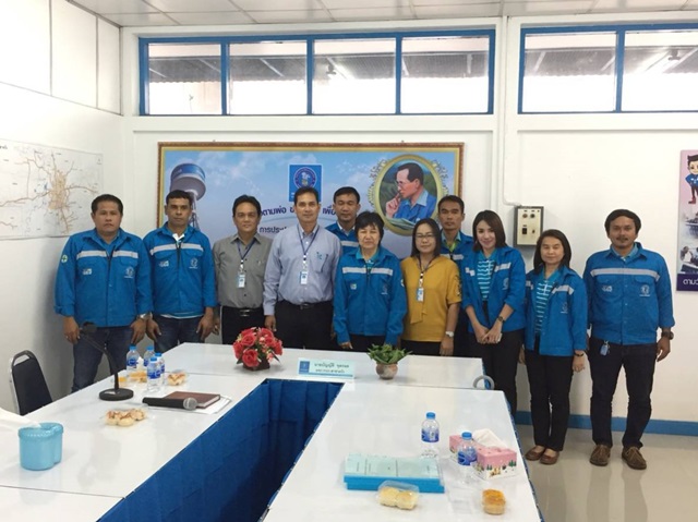 ผจก.กปภ.สาขาตรังและคณะทำงานโครงการ GECC ต้อนรับ ผจก.กปภ.สาขาเขาชัยสนและทีมงานในการศึกษาดูงาน