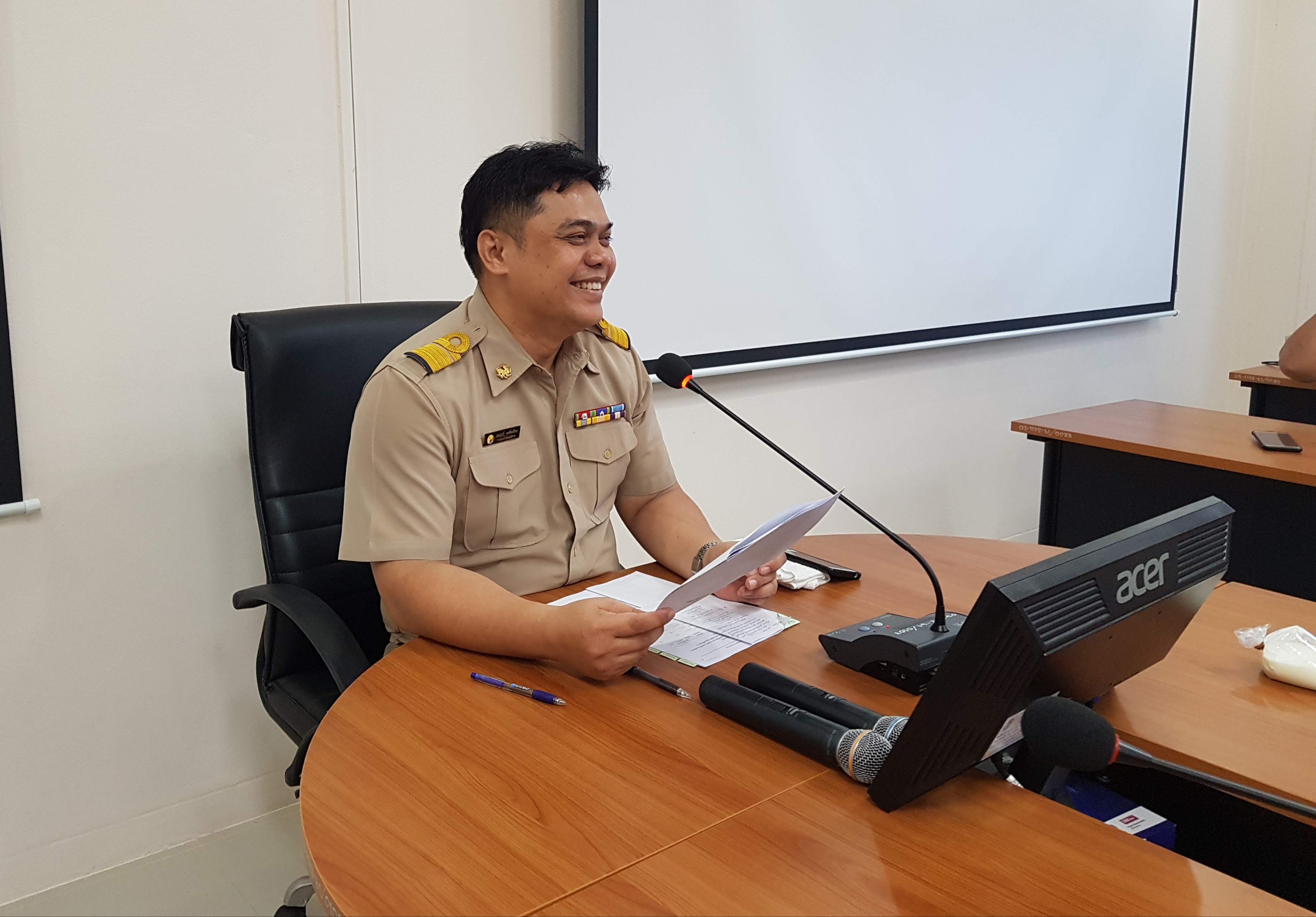 กองระบบจำหน่าย กปภ.ข.๓ จัดกิจกรรมสนทนายามเช้า (Morning Talk) ประจำเดือนธันวาคม ๒๕๖๑