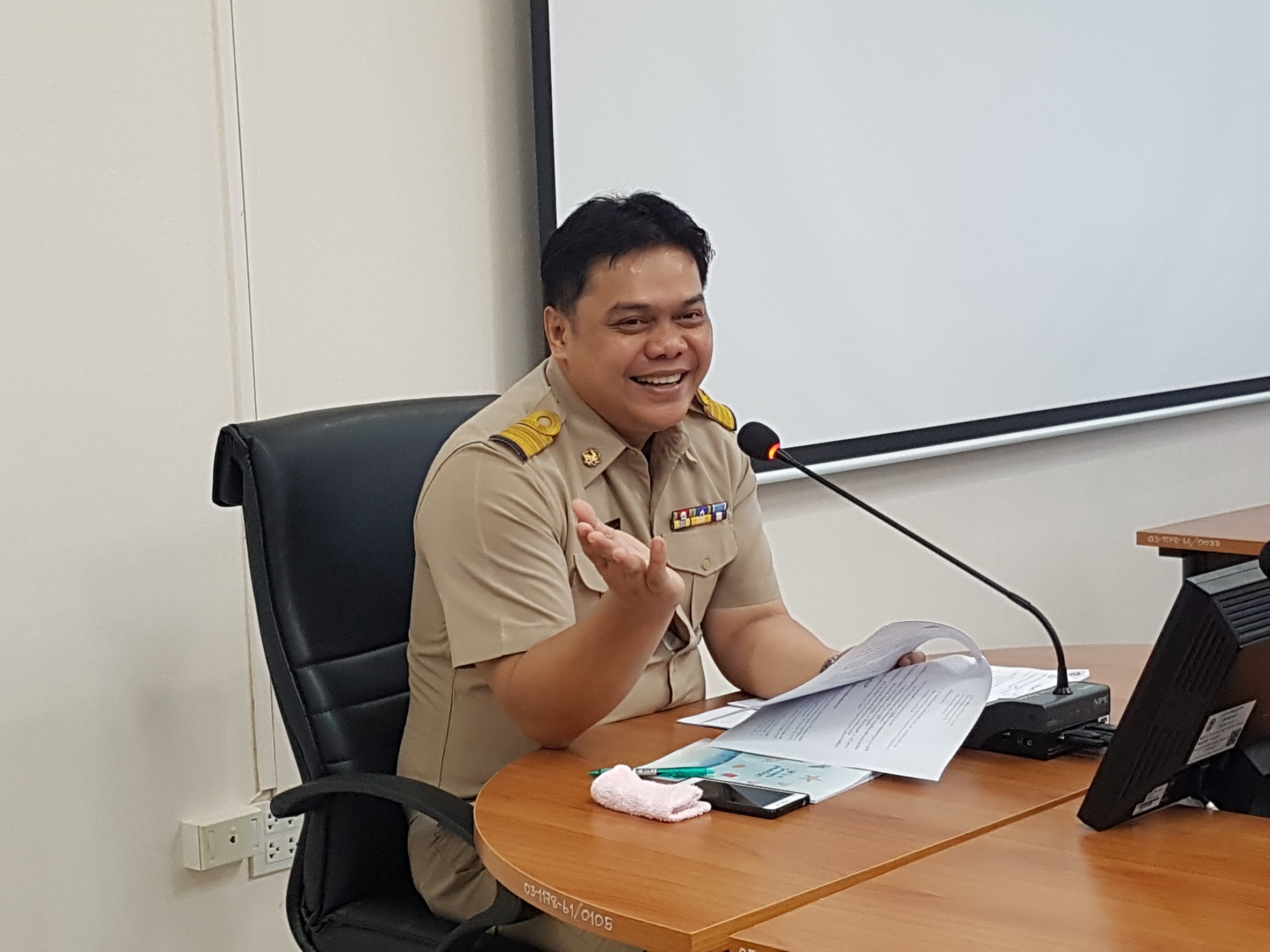 กองระบบจำหน่าย กปภ.ข.๓ จัดกิจกรรมสนทนายามเช้า (Morning Talk) ประจำเดือนมกราคม ๒๕๖๒