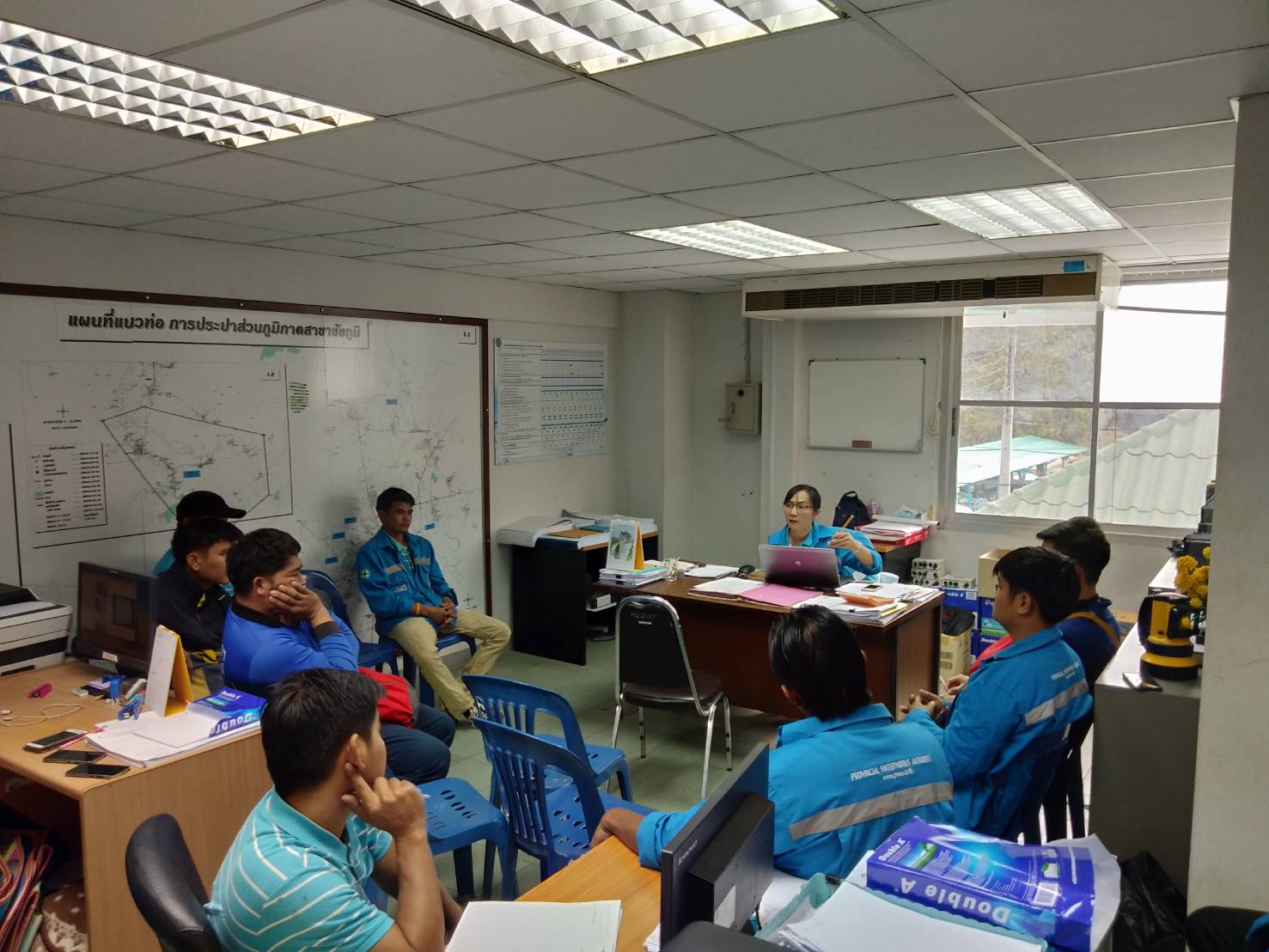 กปภ.สาขาชัยภูมิ ร่วมกันดำเนินกิจกรรมสนทนายามเช้า (Morning talk) ครั้งที่ 6 ประจำปีงบประมาณ 2562