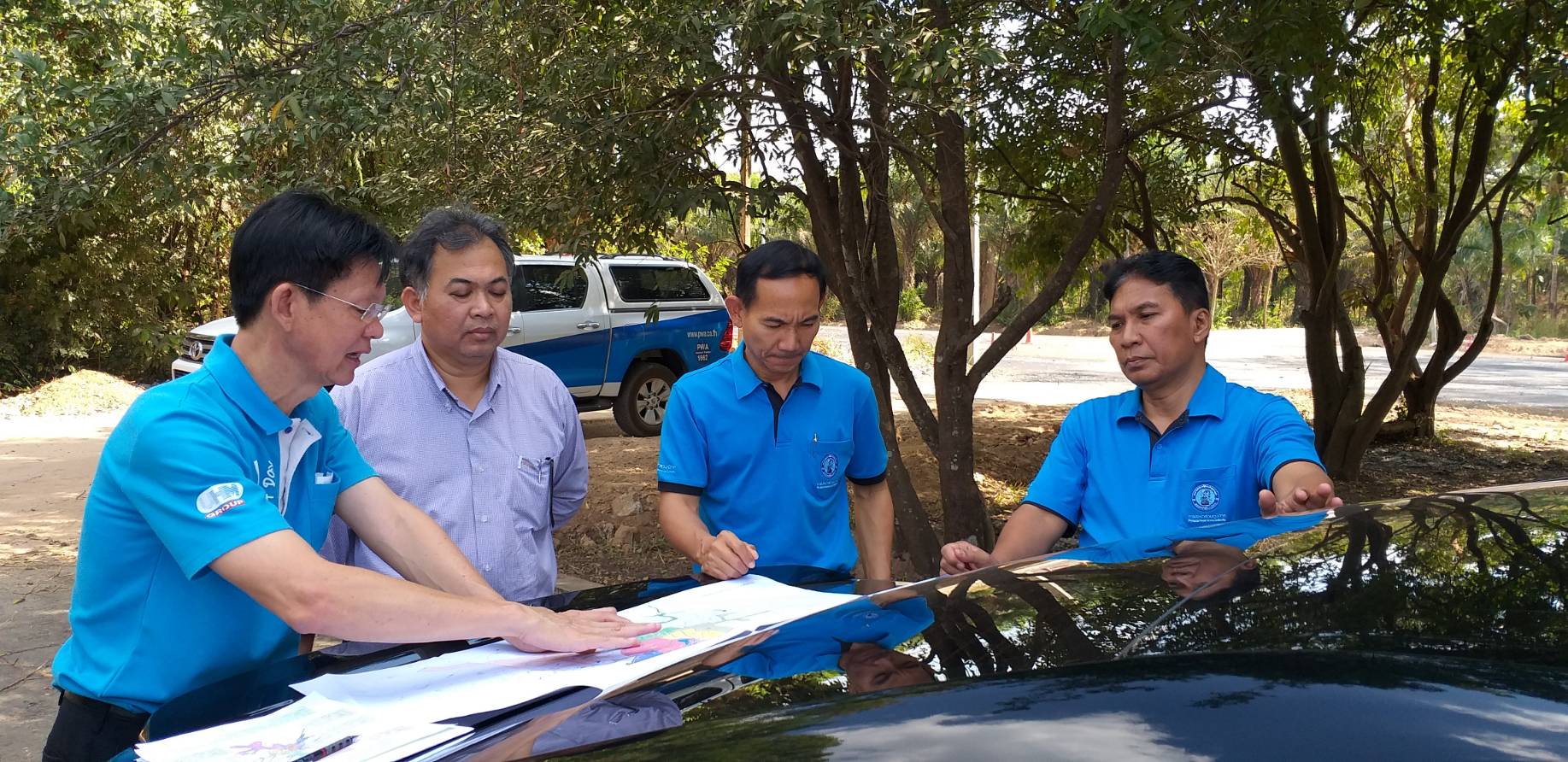 ผอ.กปภ.ข.8 พร้อมคณะเข้าตรวจเยี่ยมและรับทราบแนวทางการแก้ปัญหาการดำเนินการของ กปภ.สาขาศรีสะเกษ