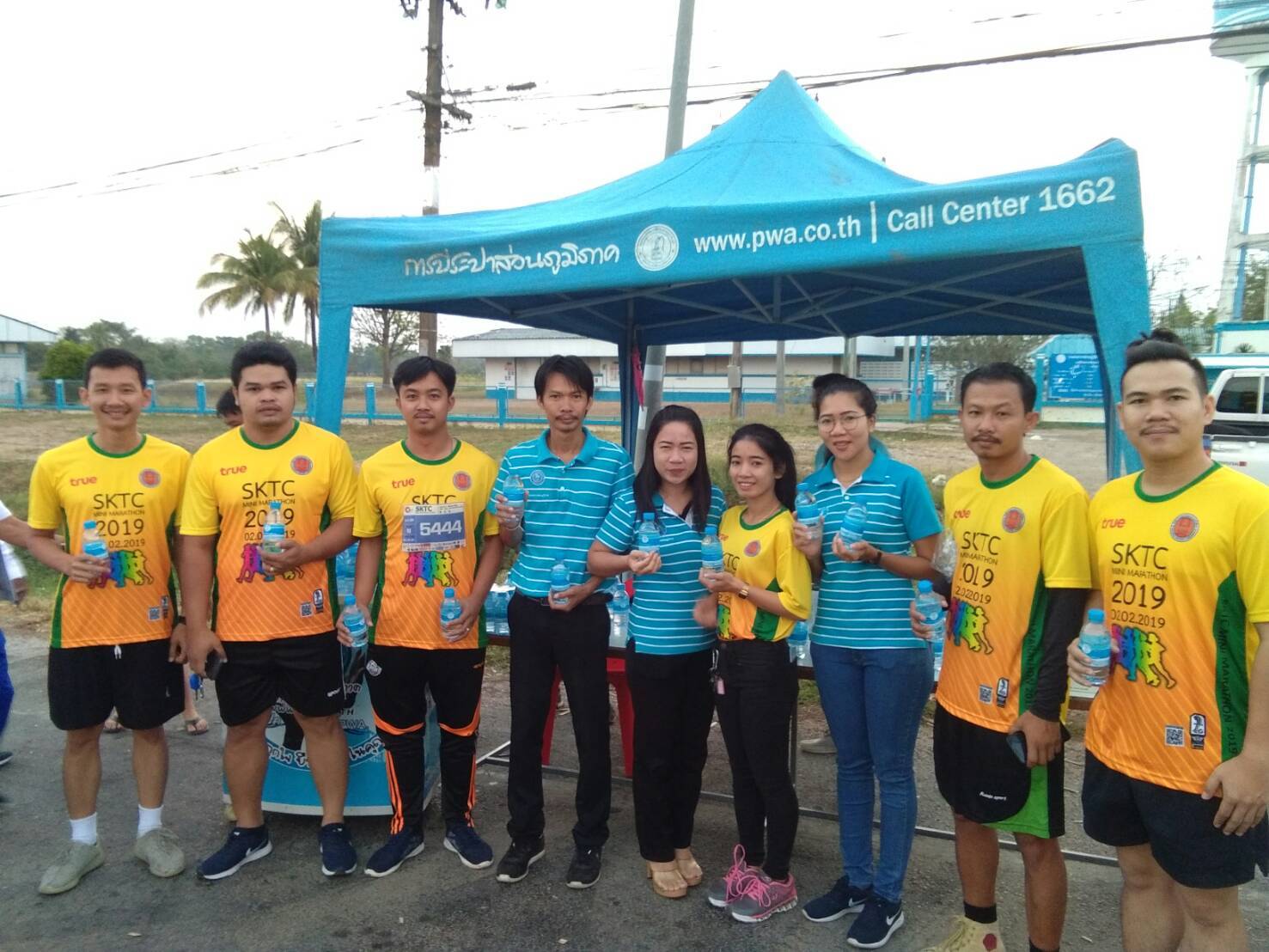 กปภ.สาขาวัฒนานคร ร่วมกิจกรรม ชวนกันมาเดิน วิ่ง เพื่อสุขภาพและสร้างบุญ SKTC 2019 พร้อมสนับสนุนน้ำดื่มบรรจุขวดตราสัญลักษณ์ กปภ. ให้กับผู้ร่วมกิจกรรม