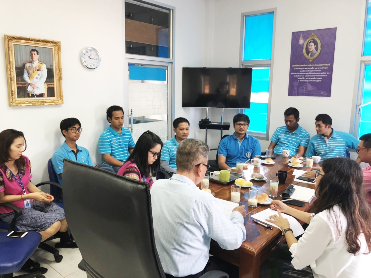 กปภ.สาขาคลองใหญ่ จัดกิจกรรมสนทนายามเช้า (Morning talk) ครั้งที่ 6/2562