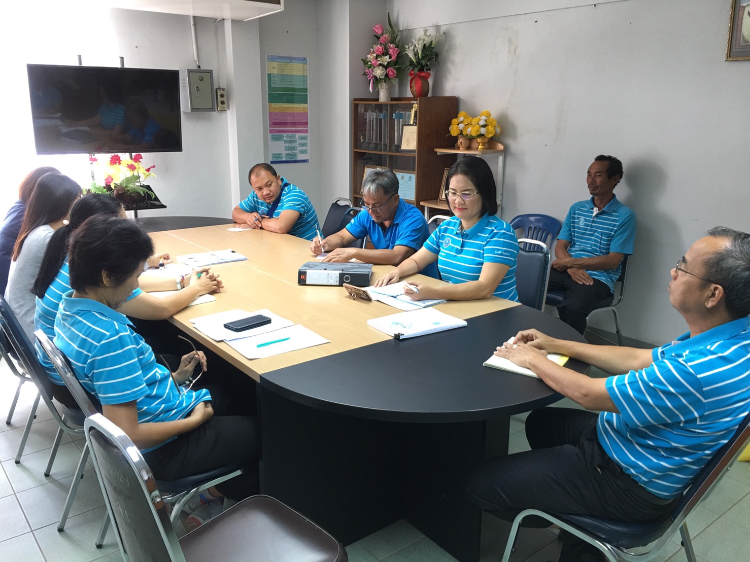 กปภ.สาขาชัยภูมิ ร่วมกันดำเนินกิจกรรมสนทนายามเช้า (Morning talk) ครั้งที่ 8 ประจำปีงบประมาณ 2562