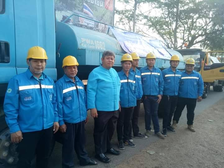 กปภ.สาขาลำปาง ร่วมพิธีเปิด โครงการ ราษฎร์ รัฐ ร่วมใจ ช่วยภัยแล้ง
