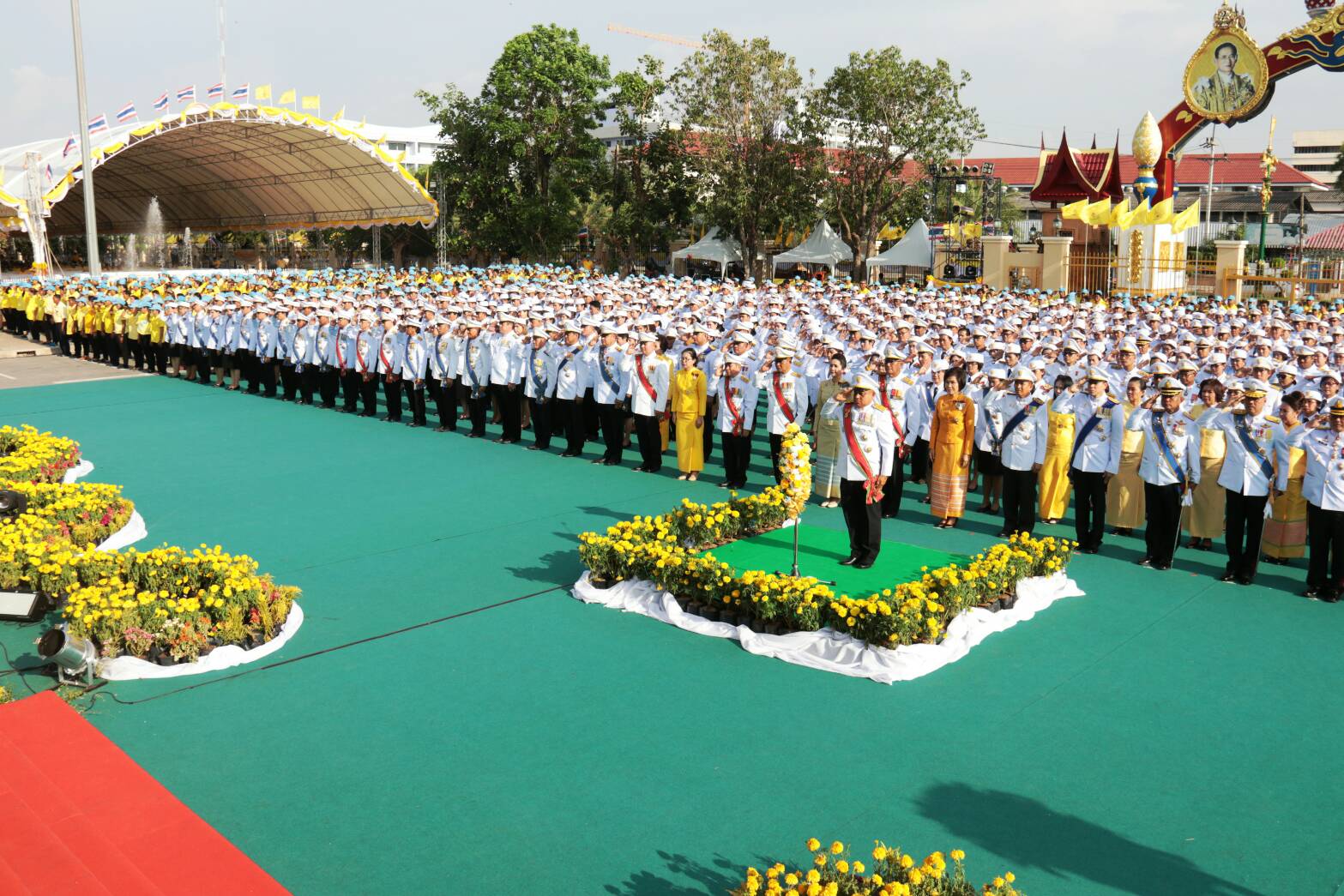 กปภ.สาขาชัยภูมิ เข้าร่วมพิธีถวายราชสักการะและถวายพระพรชัยมงคล เนื่องในงานพระราชพิธีบรมราชาภิเษก