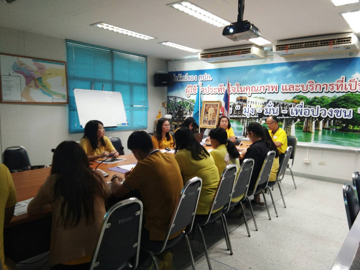 กปภ.สาขากาญจนบุรี เข้าร่วมกิจกรรม On The Job Training (OJT)