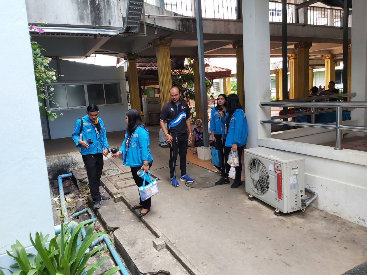 กปภ.สาขายโสธรตรวจสอบระบบประปาภายใน ตามโครงการ บริหารจัดการการใช้น้ำอย่างรู้คุณค่า DSM