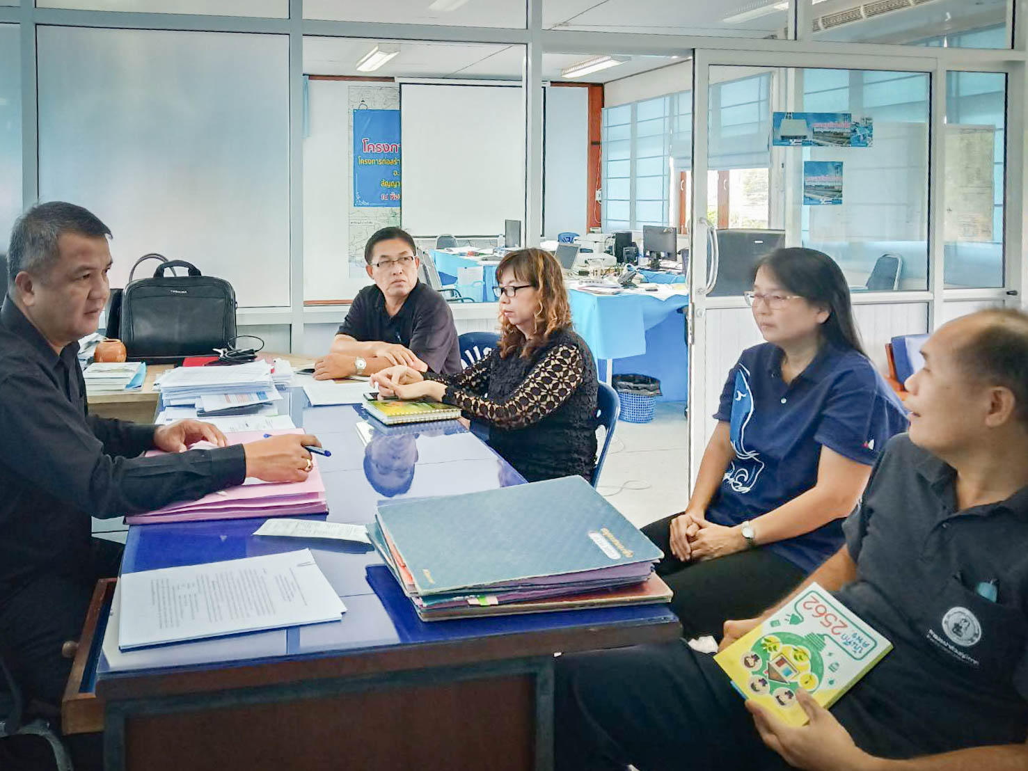 กปภ.สาขาตราดจัดประชุมหัวหน้างาน ประจำเดือนมิถุนายน 2562