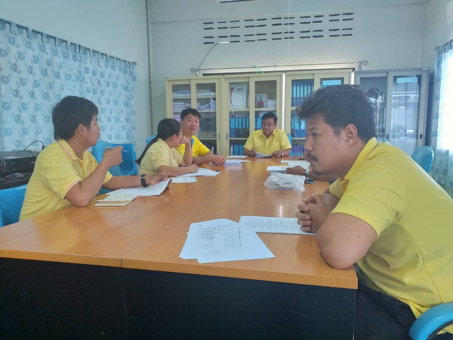 กปภ.สาขาธัญบุรี ประชุมติดตามผลการดำเนินงานโครงการWSP, PM, ISO 9001/2015 และงานอาชีวอนามัย