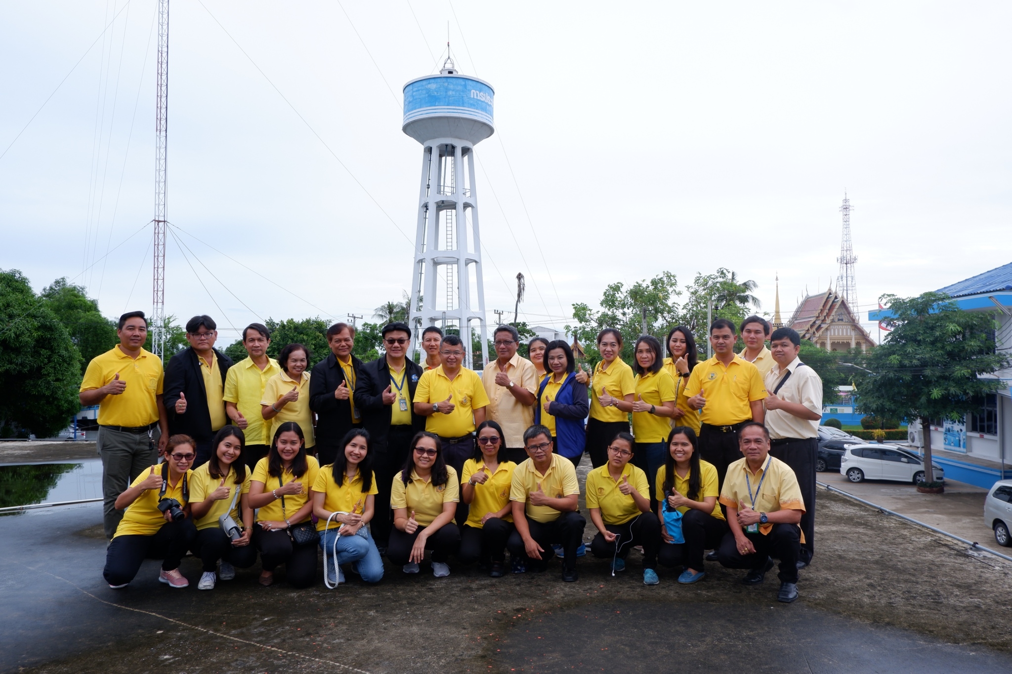 กปภ.สาขาสมุทรสงคราม ให้การต้อนรับคณะศึกษาดูงานจาก สำนักตรวจสอบ