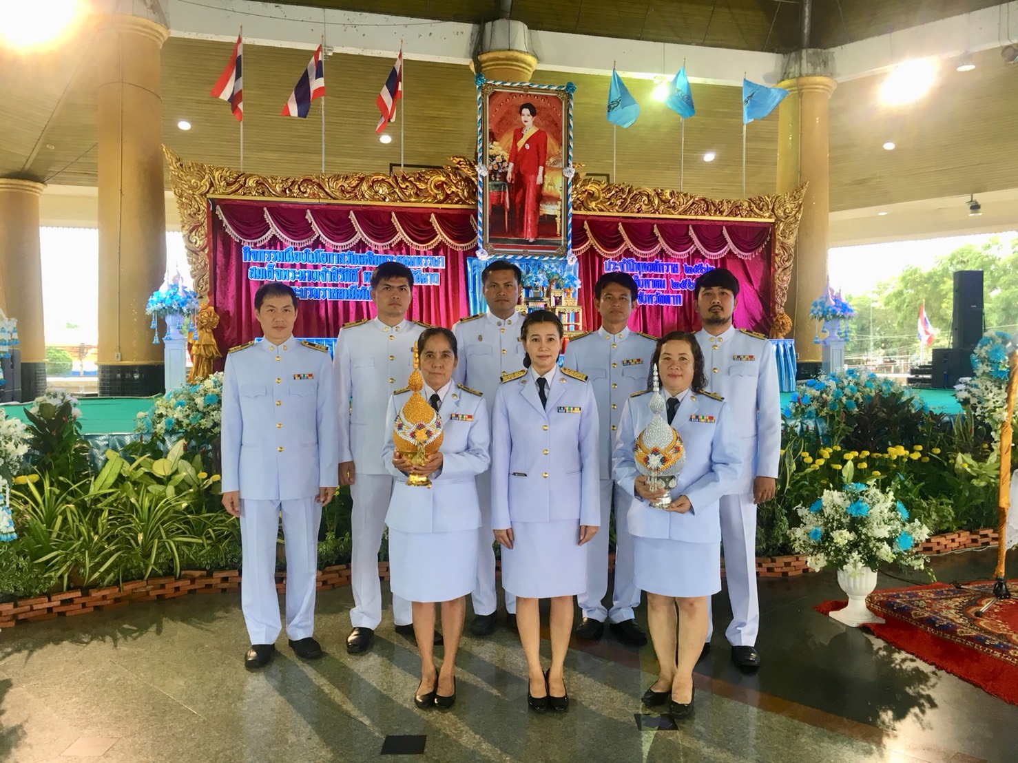 กปภ.สาขาตาก ร่วมพิธีถวายเครื่องราชสักการะ และพิธีจุดเทียนถวายพระพรชัยมงคลเนื่องในโอกาสวันเฉลิมพระชนมพรรษาสมเด็จพระนางเจ้าสิริกิติ์ พระบรมราชินีนาถ พระบรมราชชนนีพันปีหลวง ประจำพุทธศักราช 2562