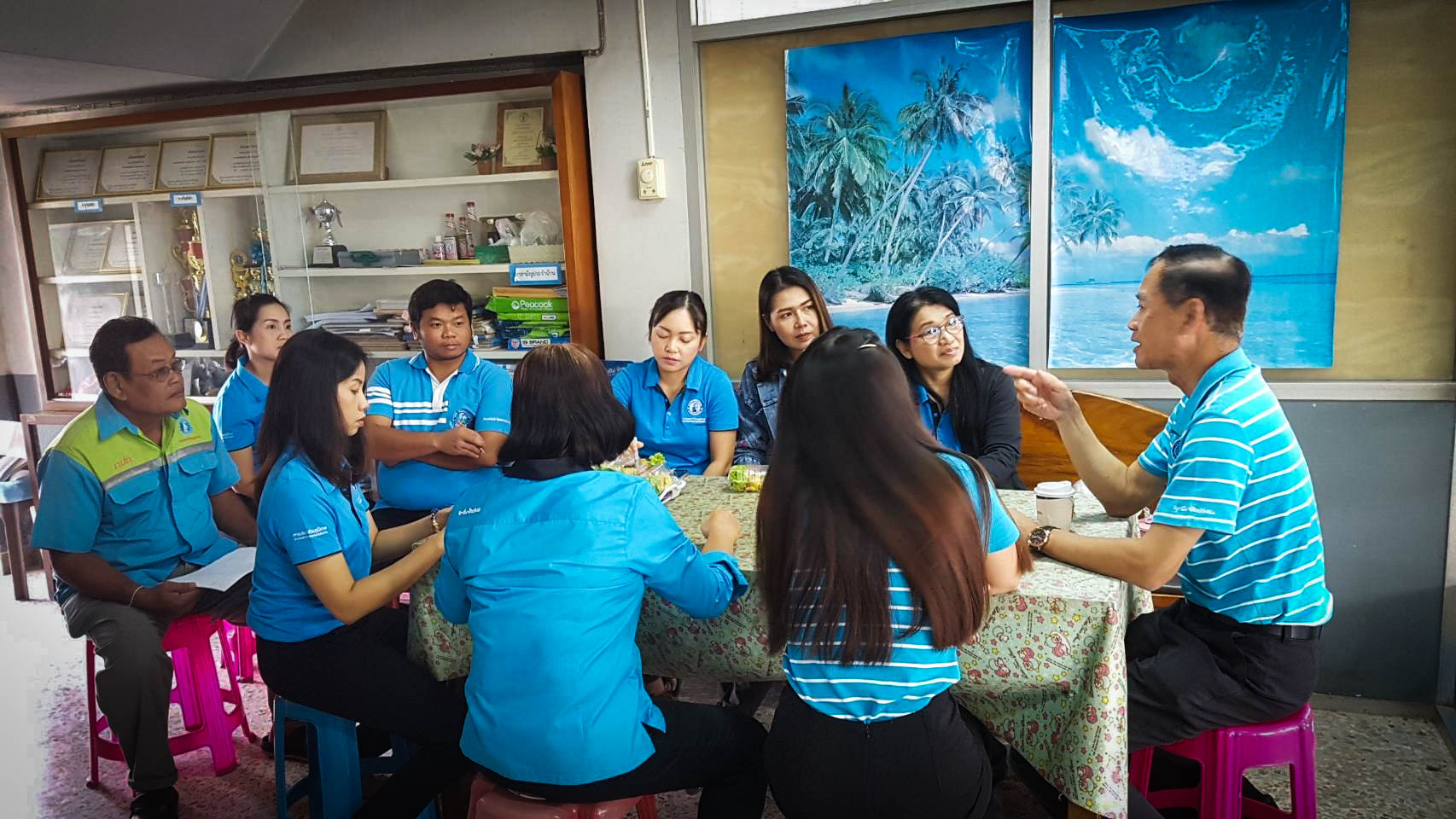 การประปาส่วนภูมิภาคสาขาบ้านหมี่ จัดกิจกรรมสนทนายามเช้า (Morning Talk) ประจำเดือนสิงหาคม 2562