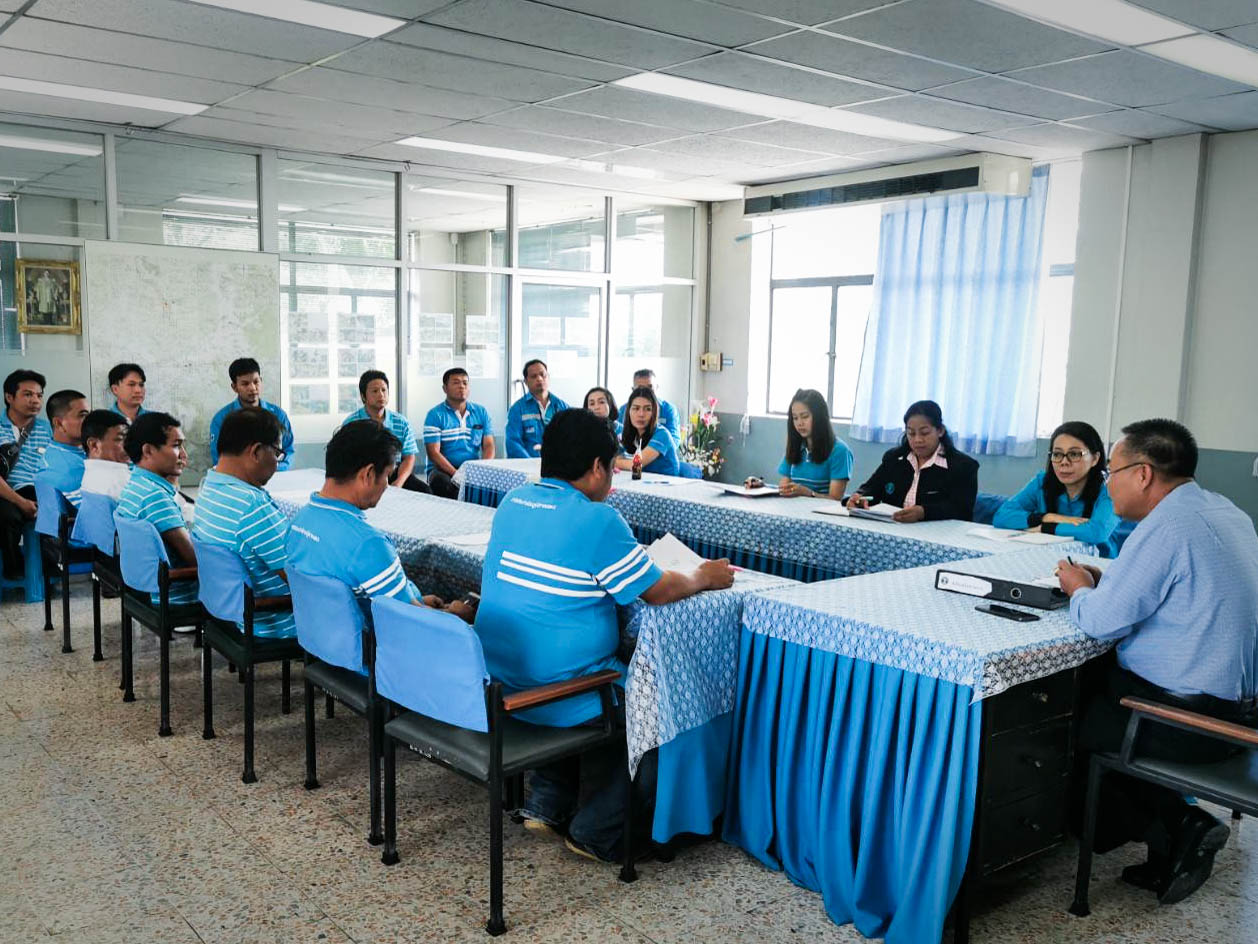 การประปาส่วนภูมิภาคสาขาบ้านหมี่ จัดกิจกรรมสนทนายามเช้า(Morning Talk) ประจำเดือนตุลาคม 2562