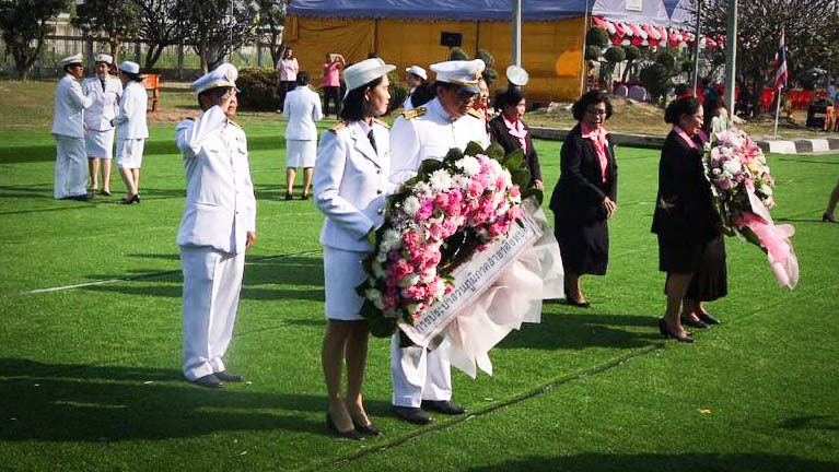 การประปาส่วนภูมิภาคสาขาสิงห์บุรี ร่วมพิธีวางพวงมาลาเนื่องในวันปิยมหาราช ประจำปี 2562