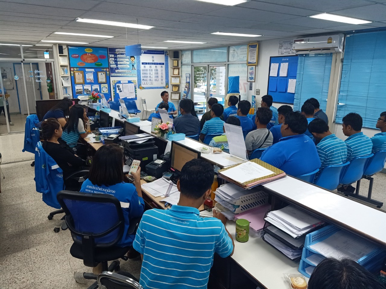 กปภ.สาขาปราณบุรี จัดกิจกรรมMorning Talk ประจำเดือนพฤศจิกายน 2562 เพื่อสร้างความรัก ความผูกพัน ตามแผนกิจกรรมสร้างระบบและส่งเสริมความผูกพัน ตามยุทธศาสตร์