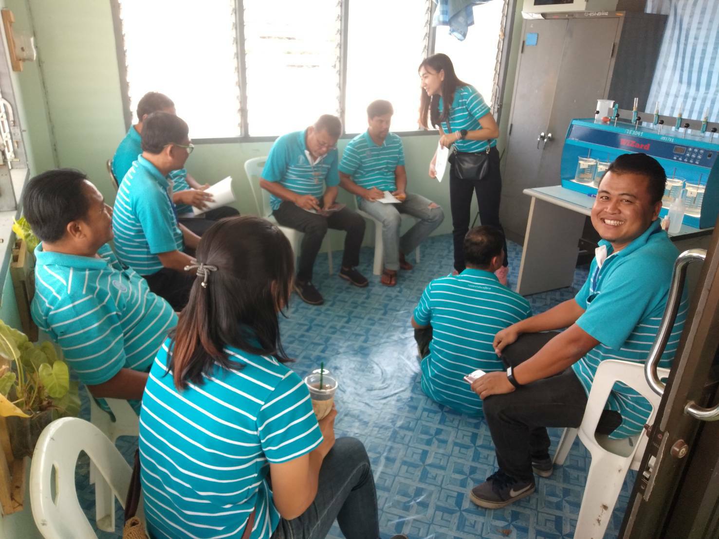 การประปาส่วนภูมิภาคสาขาเลาขวัญ ร่วมฝึกอบรมเชิงปฏิบัติการ On the job training