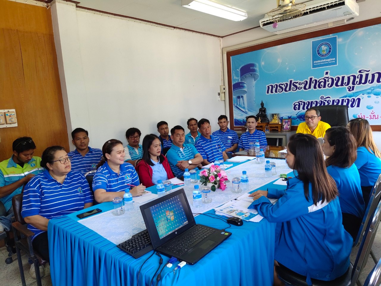 กปภ.สาขาชัยนาท จัดกิจกรรมสนทนายามเช้า (Morning talk) ประจำเดือน พฤศจิกายน 2562
