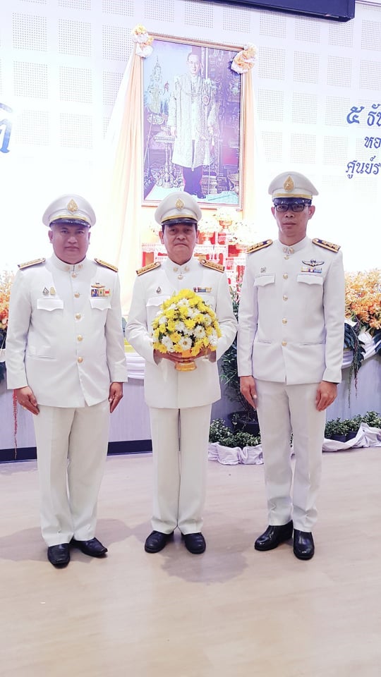 กปภ.สาขาพังงา เข้าร่วมพิธีวางพานพุ่มดอกไม้และถวายบังคม ณ ศูนย์ราชการจังหวัดพังงา