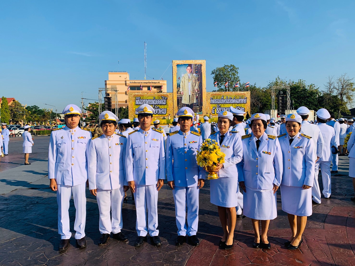 กปภ.สาขาธัญบุรี เข้าร่วมกิจกรรมเนื่องในวันพ่อแห่งชาติ 5 ธันวาคม 2562