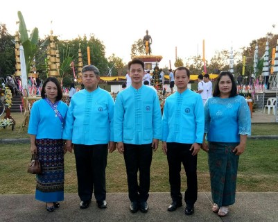 กปภ.สาขาลำปาง ร่วมพิธีวางพวงมาลา พิธีสงฆ์ พิธีบวงสรวงเจ้าพระยาสุลวลือไชยสงคราม (เจ้าพ่อทิพย์ช้าง)