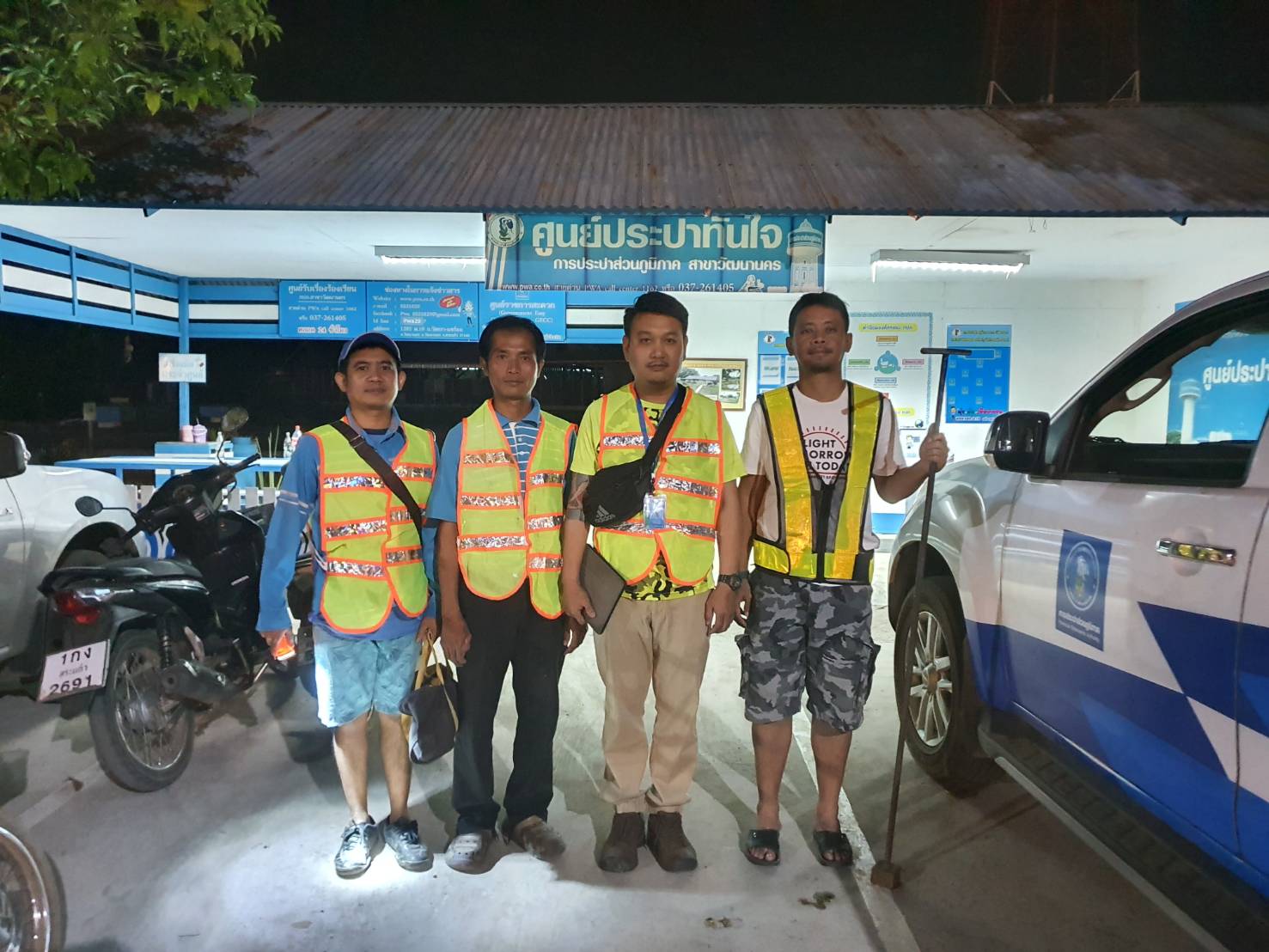 กปภ.สาขาวัฒนานคร ดำเนินการทำ Step Test บริเวณพื้นที่ DMA03 สี่แยกวัฒนานคร - บ้านโนนจิก