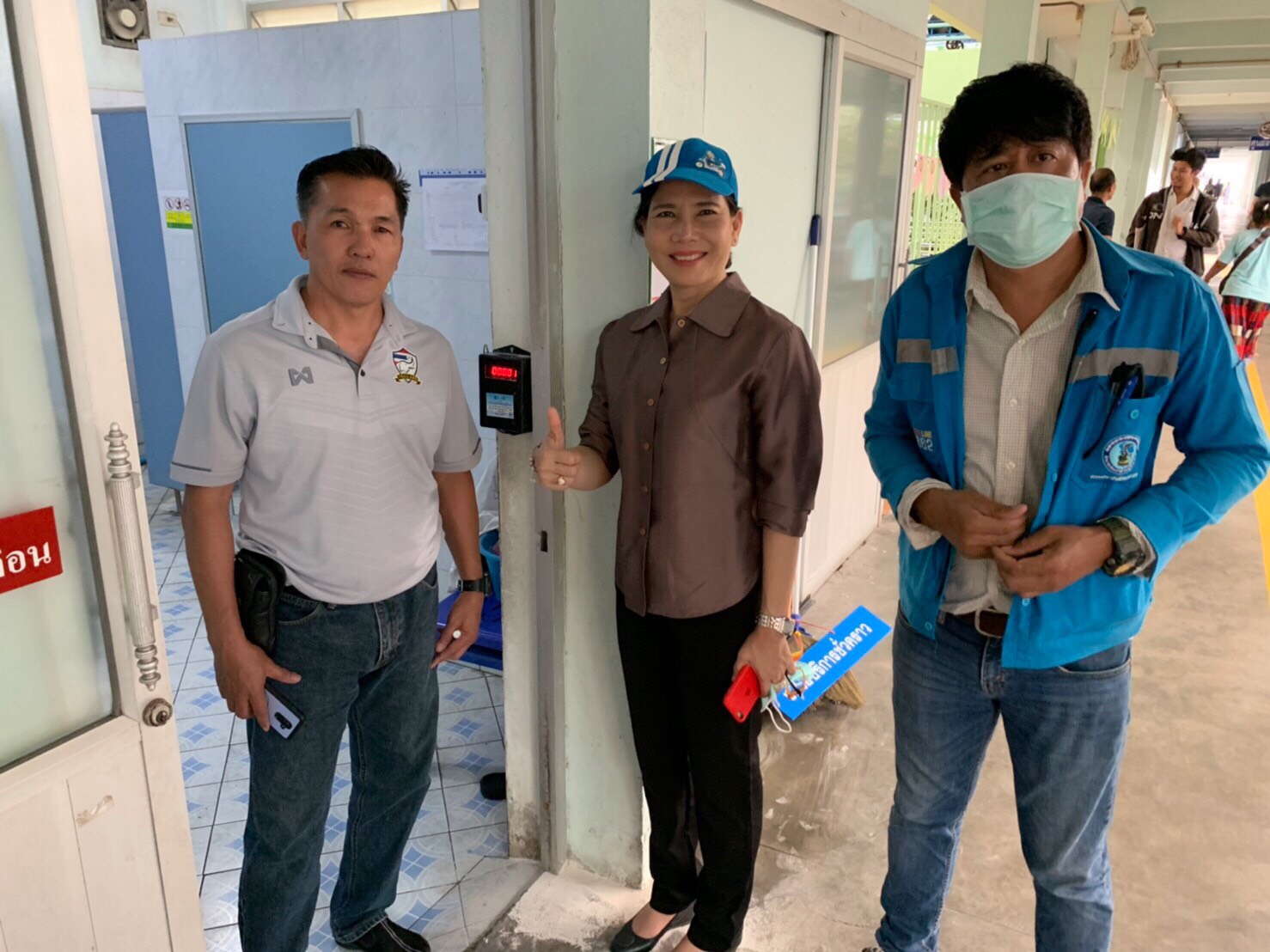 กปภ.สาขาสมุทรสาคร ดำเนินการติดตั้งระบบประหยัดน้ำ ณ โรงพยาบาลสมุทรสาคร ภายใต้โครงการ DSM