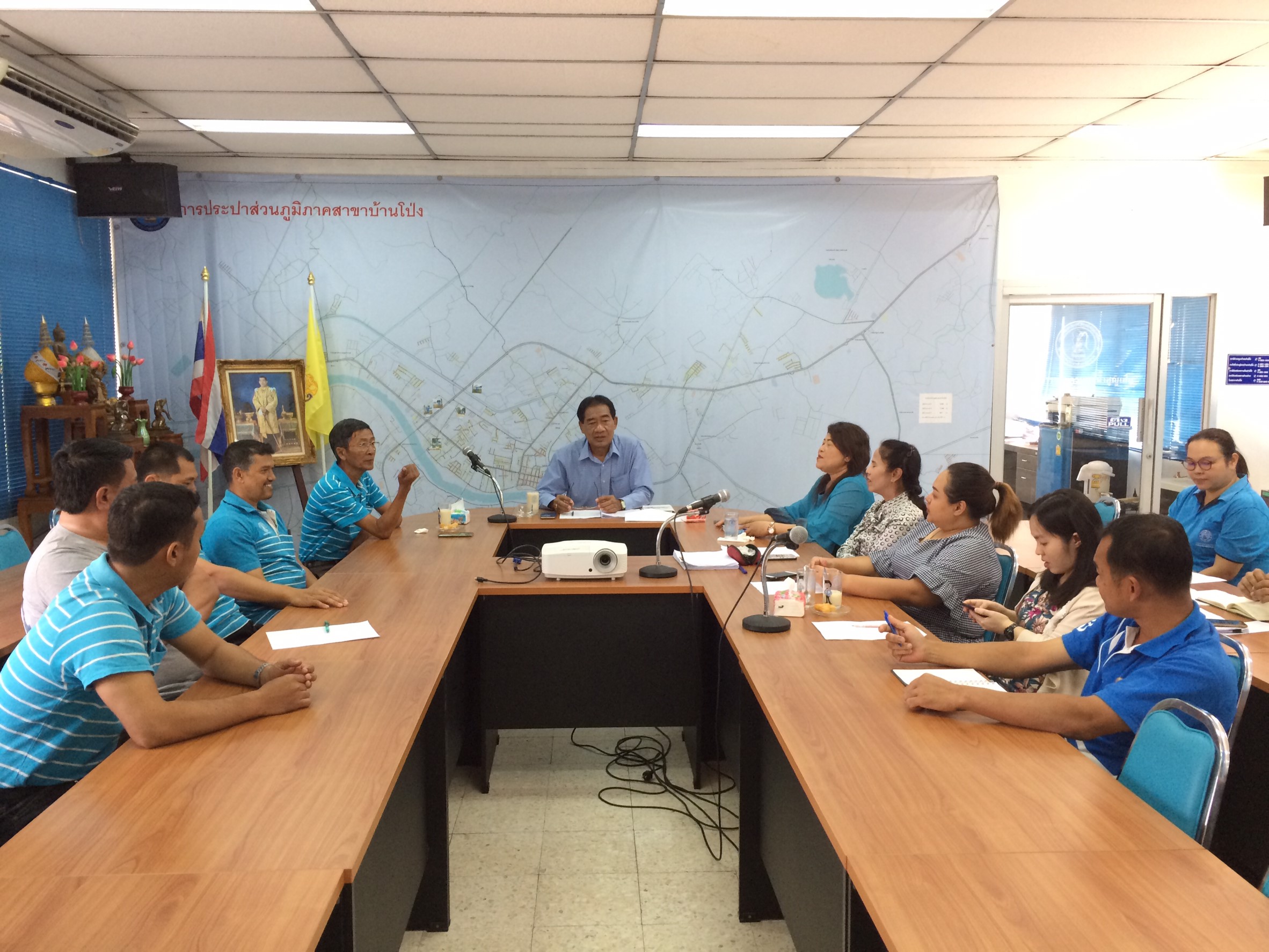 กปภ.สาขาบ้านโป่ง จัดกิจกรรมสนทนายามเช้า (MORNING TALK)