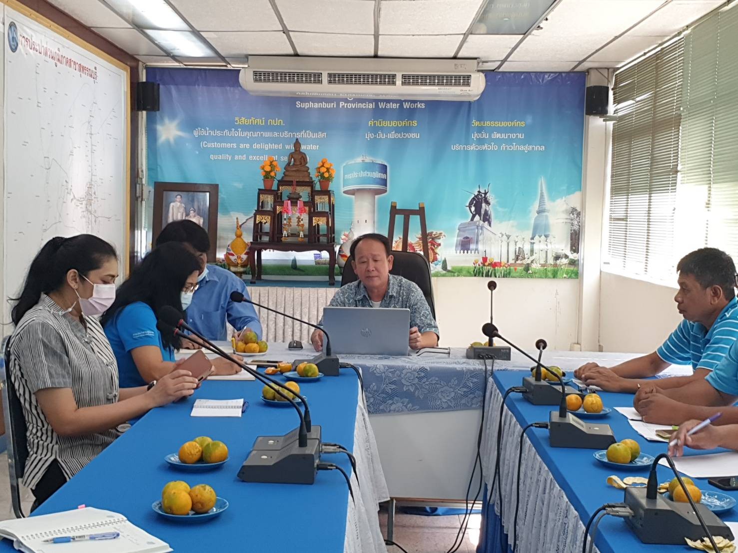 การประปาส่วนภูมิภาคสาขาสุพรรณบุรี Morning Talk ครั้งที่ 2/2564