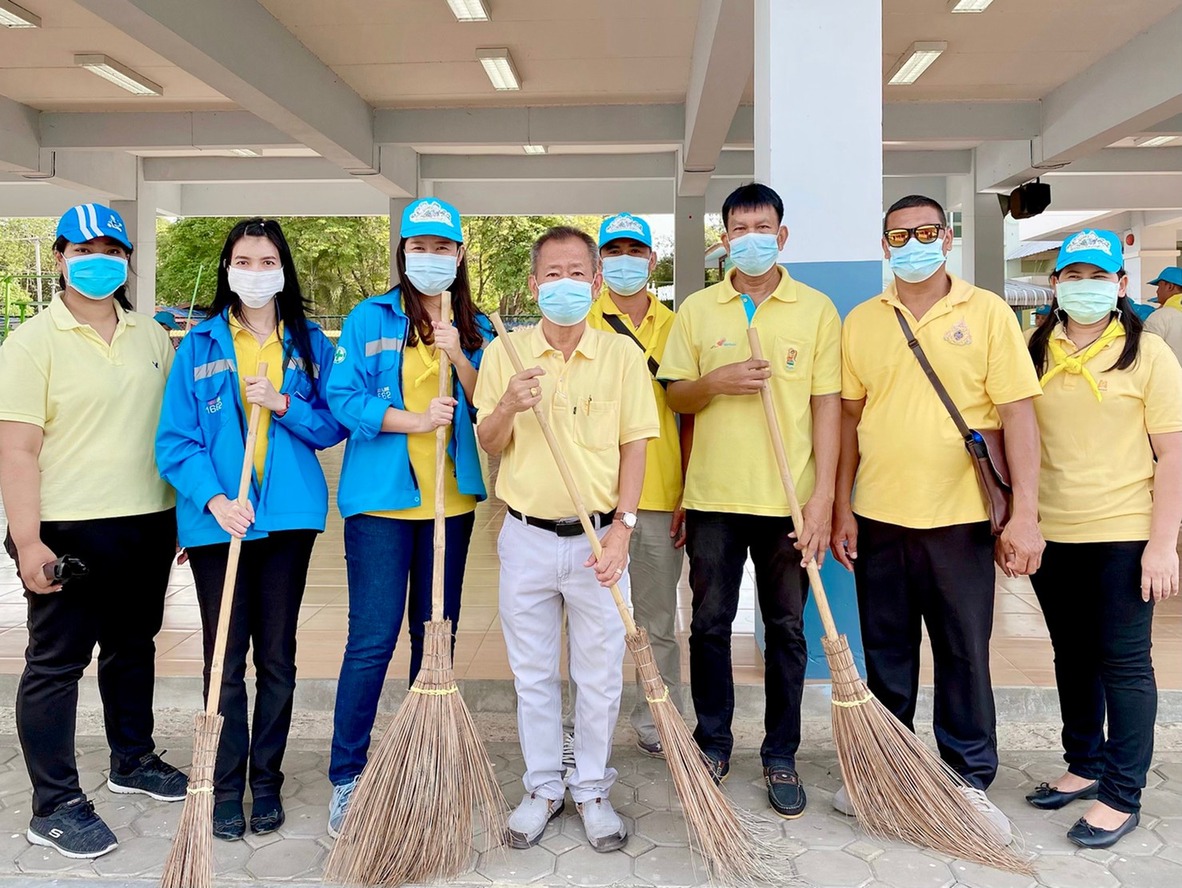 กปภ.สาขากุยบุรีเข้าร่วมโครงการจิตอาสา เราทำความ ดี เพื่อชาติ ศาสน์ กษัตริย์ เนื่องในวันคล้ายวันพระราชสมภพสมเด็จพระกนิษฐาธิราชเจ้า กรมสมเด็จพระเทพรัตนราชสุดาฯ สยามบรมราชกุมารี