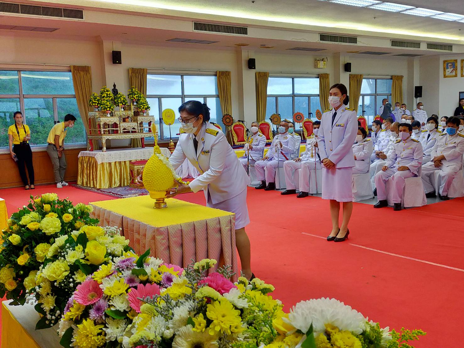 กปภ.สาขาประจวบคีรีขันธ์ เข้าร่วมพิธีถวายเครื่องราชสักการะ เนื่องในวันพระบาทสมเด็จพระพุทธยอดฟ้าจุฬาโลกมหาราช และวันที่ระลึกมหาจักรีบรมราชวงศ์
