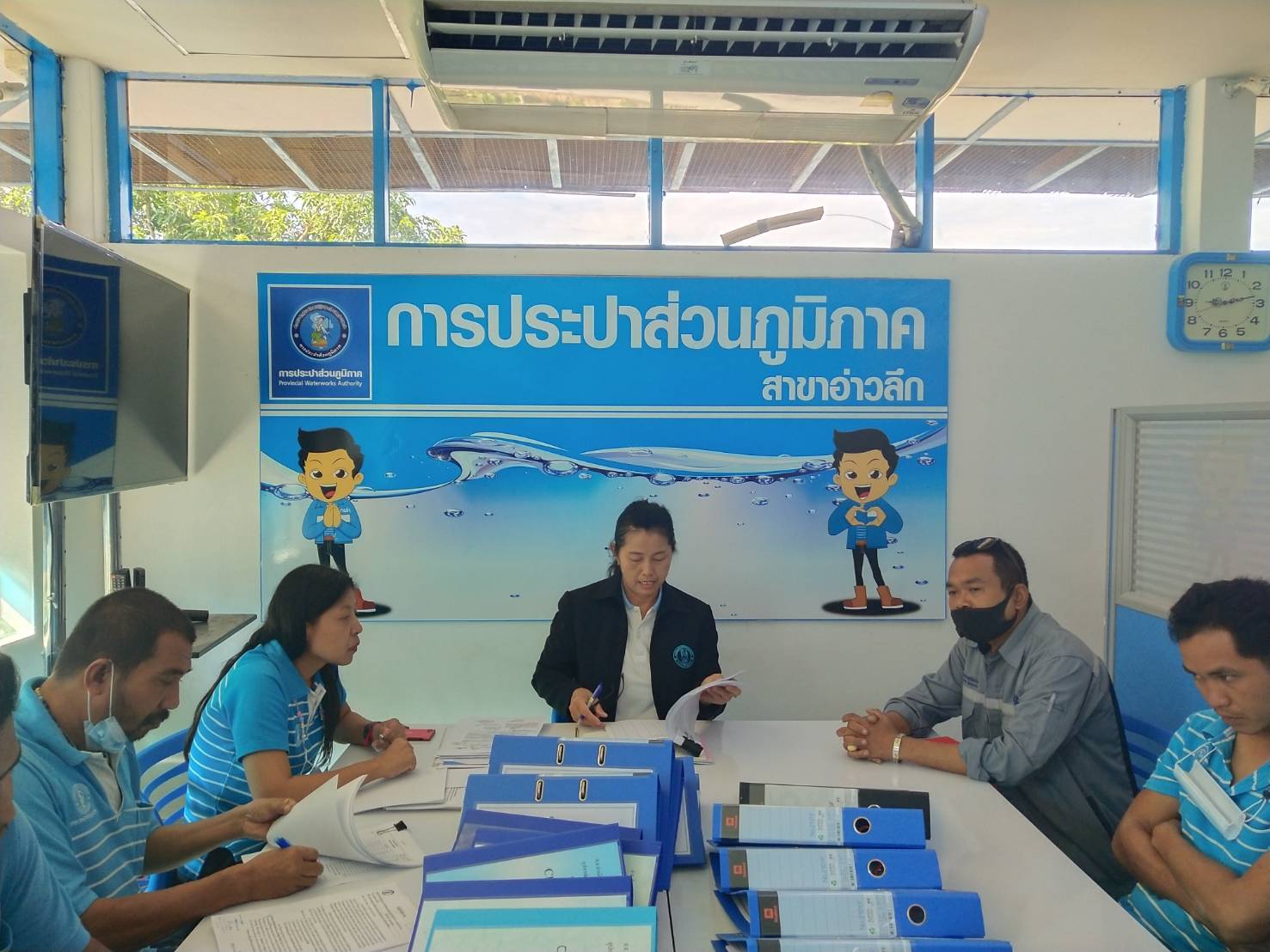 การประปาส่วนภูมิภาคสาขาอ่าวลึก ร่วมจัดกิจกรรมสนทนายามเช้า Morning Talk ครั้งที่ 7/64