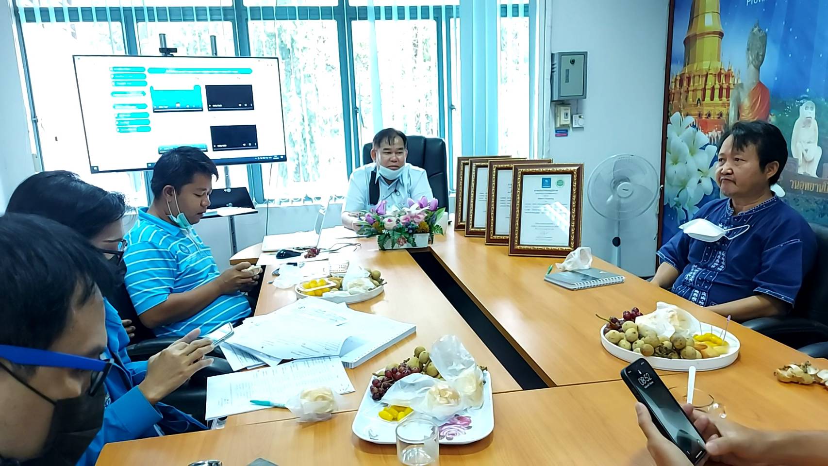 กปภ.สาขามหาสารคาม จัดกิจกรรมสนทนายามเช้า (Morning Talk) ครั้งที่ 12/2564
