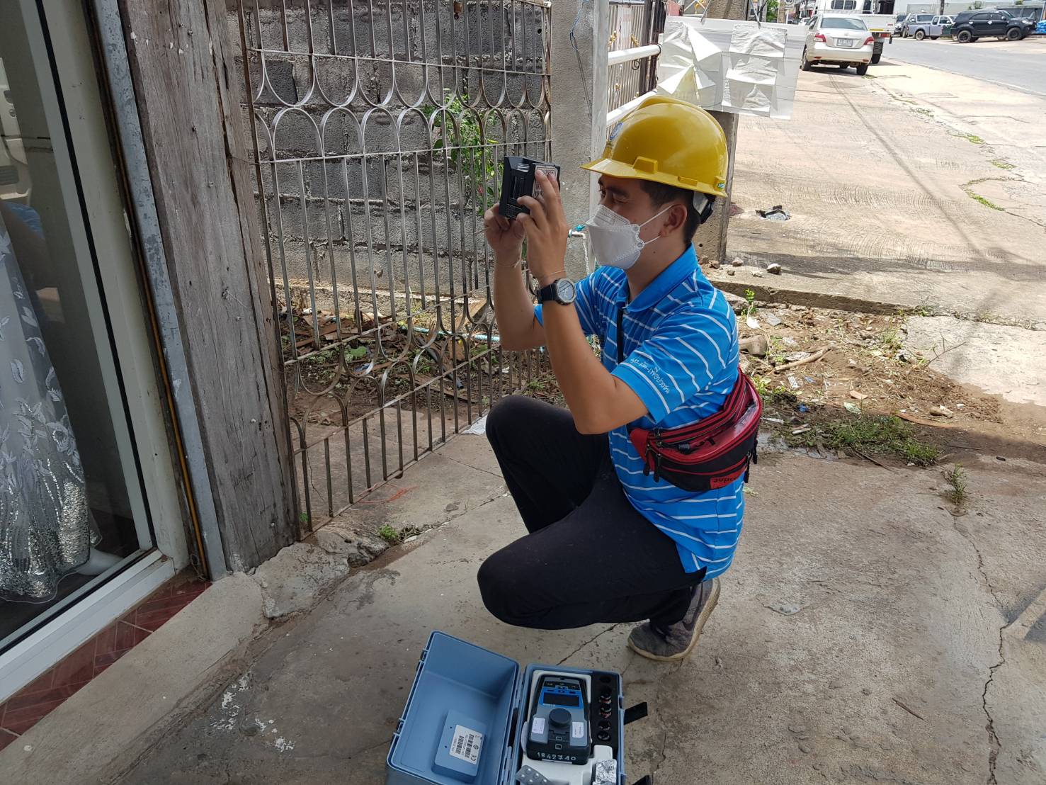 กปภ.สาขามหาสารคาม ตรวจสอบและเฝ้าระวังคุณภาพน้ำในระบบจำหน่ายตามโครงการน้ำประปาดื่มได้