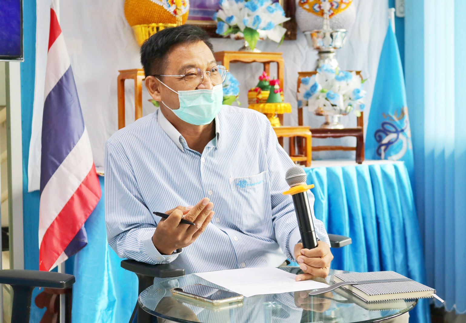 กปภ.สาขาปทุมธานี จัดกิจกรรม Morning Talk ประจำเดือนกันยายน พ.ศ. 2564