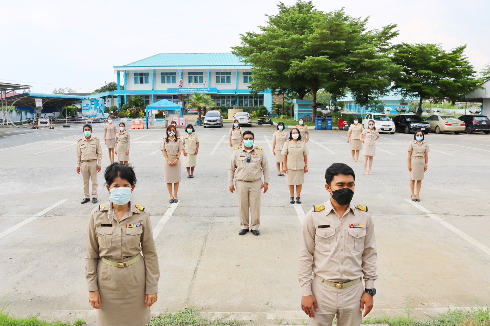 กปภ.สาขาปทุมธานี จัดกิจกรรมเนื่องในวันพระราชทานธงชาติไทย (Thai National Flag Day)