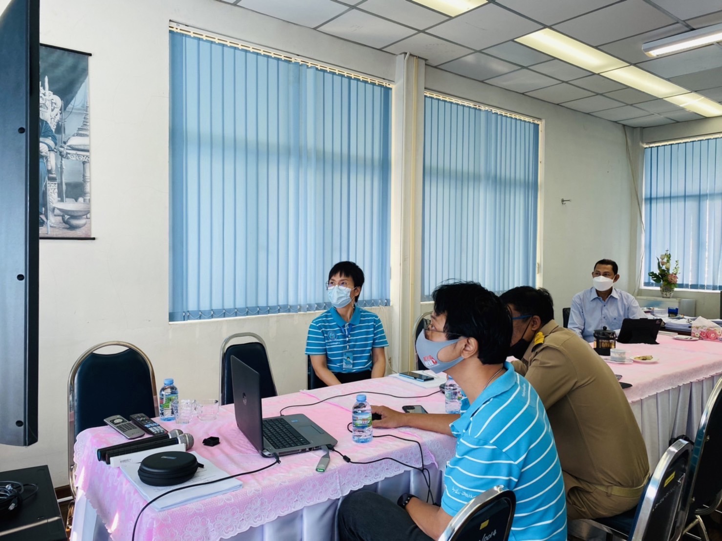 กปภ.สาขาภูเก็ต เข้าร่วมประชุมผ่านสื่ออิเล็กทรอนิกส์ (Video Conference) การประชุมความร่วมมือด้านการบริหารจัดการน้ำกับเมืองมิววอคี สหรัฐอเมริกา